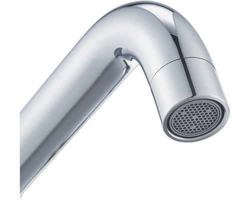 Metalen kraan met waterbesparende functie