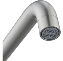 Close-up van een metalen waterkraan