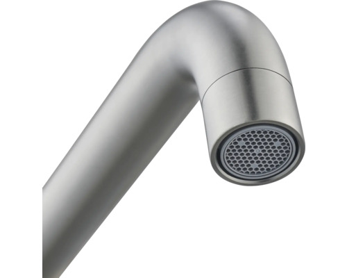 Close-up van een metalen waterkraan