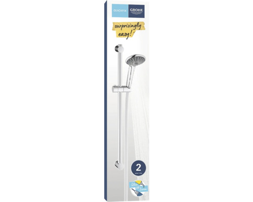 Grohe Quickfix douchestangset met handdouche