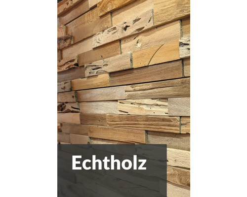 Wandpaneel van massief hout