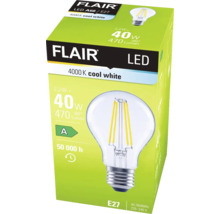Verpakking van een Flair ledlamp met E27 fitting