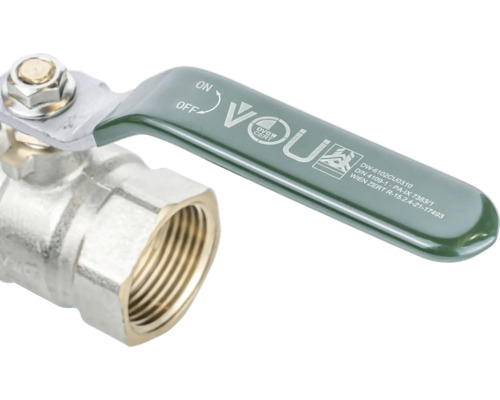 Messing kogelkraan met hendel