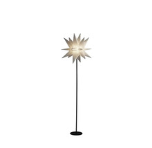 Staande lamp met stervormige lampenkap
