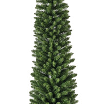 Smalle kunstkerstboom met groene naalden