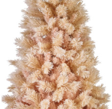 Detailopname van een kunstmatige kerstboom