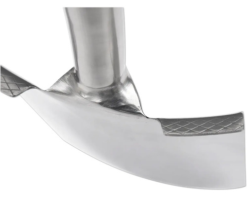 Detailopname van een zilverkleurige metalen buis met ribbels