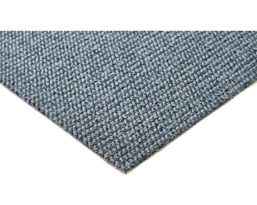 Close-up van een grijze tapijttegel.