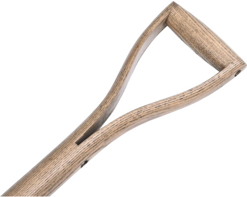 Houten handvat voor spade