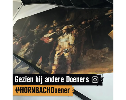 Wanddecoratie met klassiek schilderij als motief