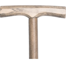 Houten handvat voor tuingereedschap