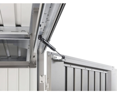 Detailaanzicht van een box met gasveer