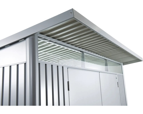 Metalen tuinhuis met dak