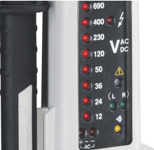 Spanningstester met led-indicator voor wisselspanning en gelijkspanning