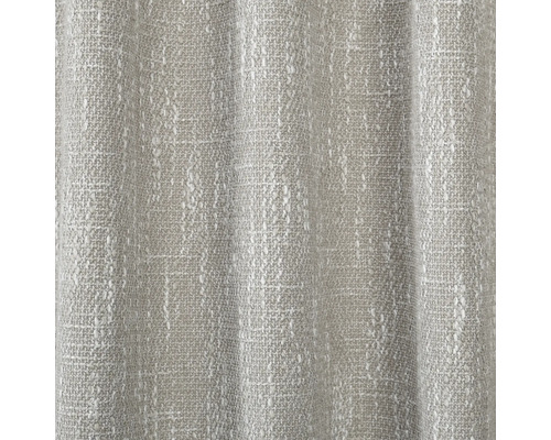 Close-up van een gordijn met geweven textuur