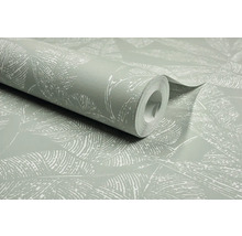 Rol behang met bladmotief