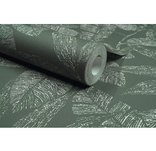 Behangrol met bladmotief