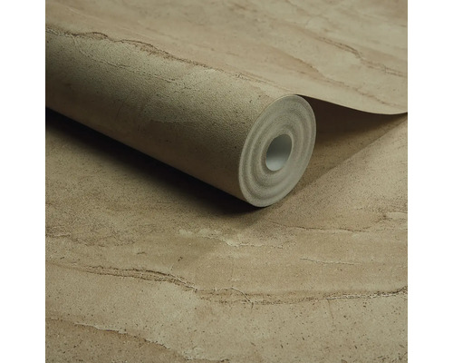 Rol vliesbehang met steenmotief