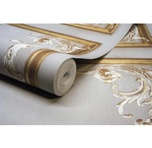 Rol vinylbehang met framepatroon en ornamenten