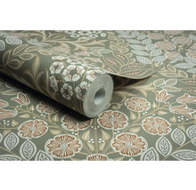 Behangrol met bloemmotief