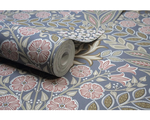 Rol behang met bloemmotief