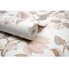 Behangrol met bloemmotief