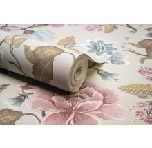 Rol behang met bloemenmotief