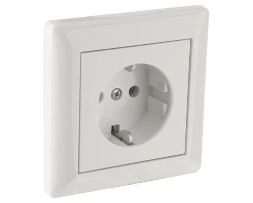 Schuko stopcontact voor wandmontage