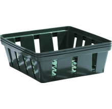 Kunststof mand met vierkante vorm en open wanden