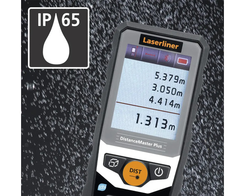 Laserliner Afstandsmeter DistanceMaster Plus met IP 65 beschermingsklasse