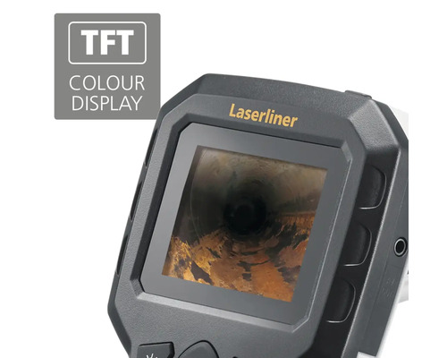 Laserliner inspectiecamera met kleurendisplay voor pijpinspectie