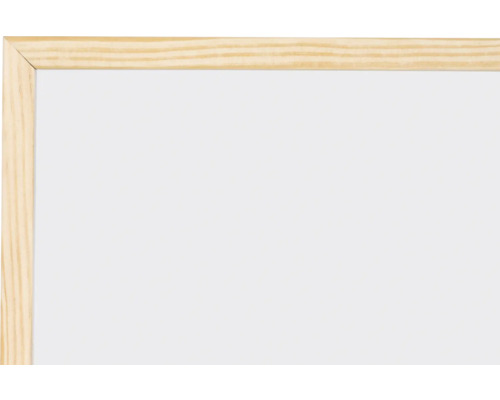 Wit whiteboard met houten frame