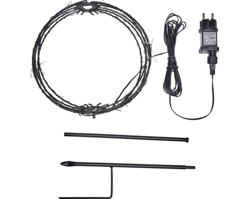 LED lichtboog met grondpen en toevoerleiding