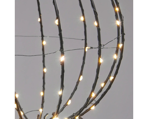 Decoratieve metalen bol met ledverlichting