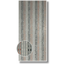 Decoratief kralengordijn met patroon
