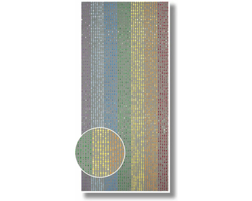 Decoratief kralengordijn met regenboogkleuren