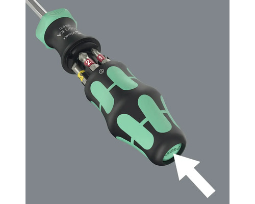 Schroevendraaier met bitset en ergonomische handgreep