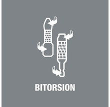 Bitorsion symbool voor schroevendraaierbits