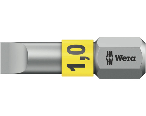 Wera schroevendraaierbit sleuf 1,0