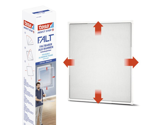 Tesa Insect Stop opvouwbaar aluminium frame voor ramen