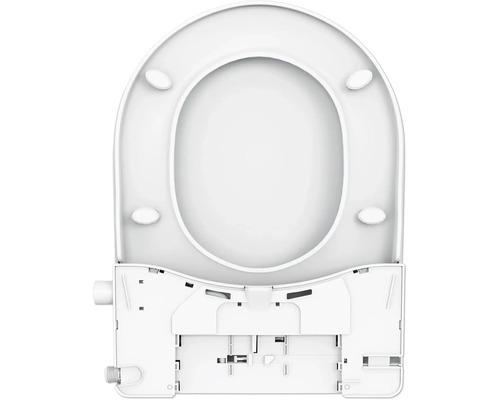 Toiletbril met softclosemechanisme