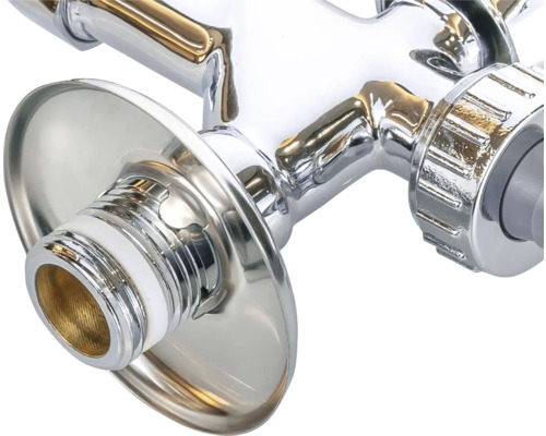 Hoekstopkraan met rozet