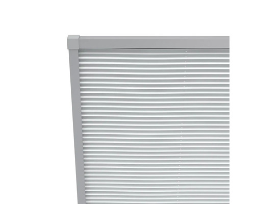 Detailaanzicht van een plisségordijn voor ramen