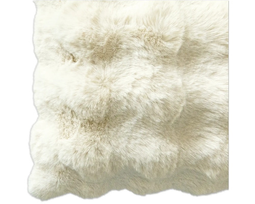 Detailopname van een imitatievacht tapijt