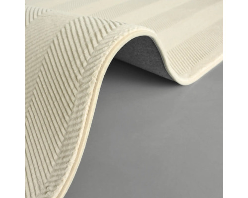 Detail van een gestreept tapijt