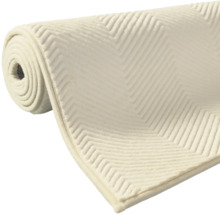 Opgerolde ondervloer met zigzagpatroon