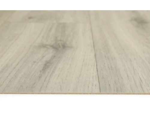 Close-up van een vinylvloer met houtlook