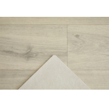 Detail van een vinylvloer met contactgeluidsisolatie