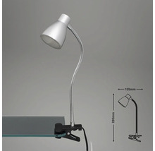 Klemspot met flexibele arm voor bevestiging op oppervlakken