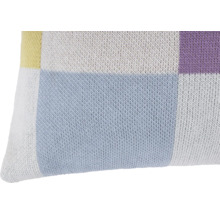 Vierkant decoratief kussen met geometrisch patroon